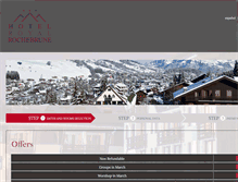 Tablet Screenshot of bookings.royalrochebrune.com